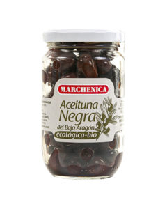 Aceituna Negra Ecológica del Bajo Aragón 200 grs.